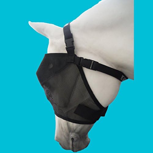 EquiVizor 95% UV Eye Protection (Mini) Standard Horse Fly Mask - Насекоми, прах, боклук, увеит, язви на роговицата, катаракта, светочувствительность, рак. Проектиран, за да остане върху коня, мно?