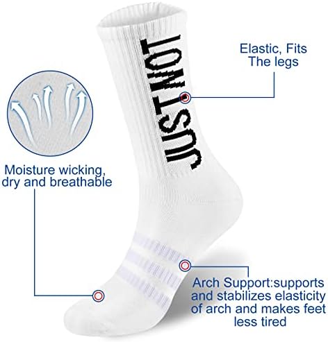 Мъжки спортни работни чорапи Дишащи Памучни Спортни чорапи 6 Двойки