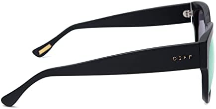 DIFF Eyewear - Bella II - Дизайнерски Квадратни Слънчеви очила за жени - Защита от UVA/UVB
