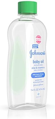 Johnson ' s Baby Oil, алое вера и витамин E, 14 течни унции