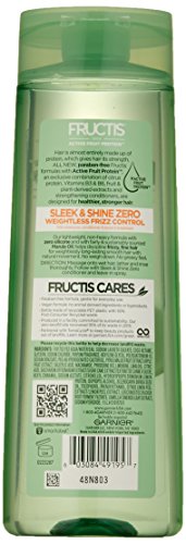 Garnier Hair Care Fructis Sleek and Shine Zero Шампоан, 12,5 Ет. Унция