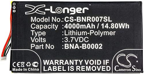 Замяна на батерията XSP за таблет BarnesN0ble N00K HD 7, BNRV400, BNTV400 PN BNA-B0002, L83-4977-266-01-4