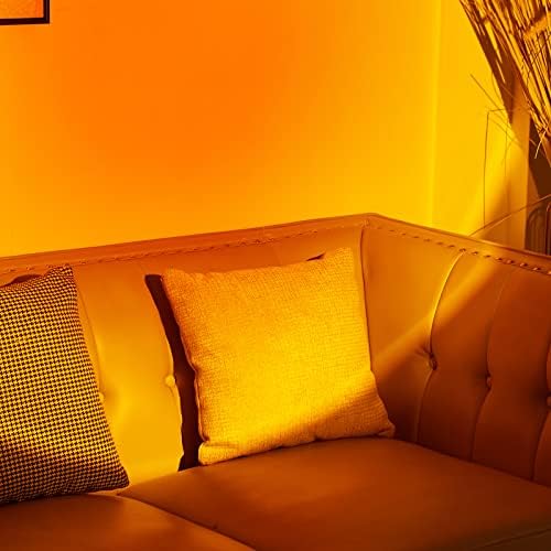 fzu Sunset Floor Lamps for Living Room, Stable Floor lamp for Bedroom , Standing Pole 5.2 FT led Floor lamp Background