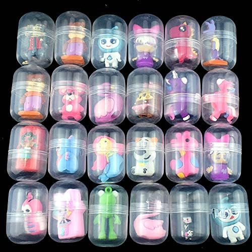 FANYUN Blind Box Twisted Eggs Fillers Box Toys Capsules Toy Balls souvenir е 32MM Смешни Egg Siamese Прозрачна Топка Birthday Kids Different Toy(Топка)