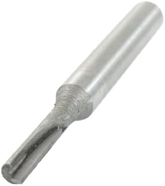 Aexit Silver Тона Special Tool Single Flutes Cutting Straight Router Bit 1/4 x 5/32 Модел:84as374qo189