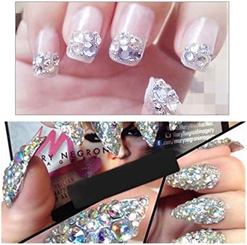 Sunlucky маникюр Charms скъпоценни Камъни Kit - 3D Luxury Нокти Diamonds Art Jewels Камъни за Украса - Не е Пирон Crystal