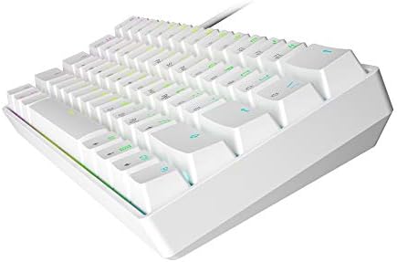 Ръчна детска клавиатура GK61 - 61 Ключ Multi Color RGB Illuminated LED Осветен Wired Програмируеми for PC/Mac Gamer (Gateron