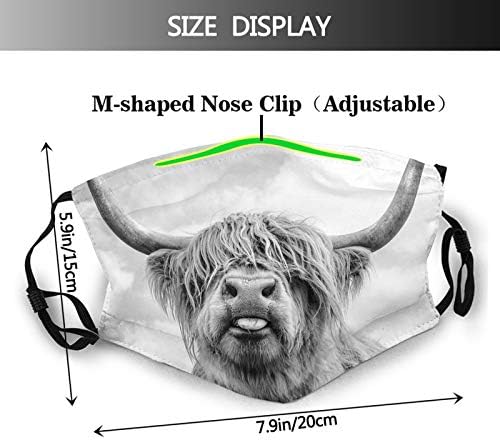 Шарена кърпа Балаклавы устата на кравата нечовешки животински с филтър 2 за възрастен защита от прах