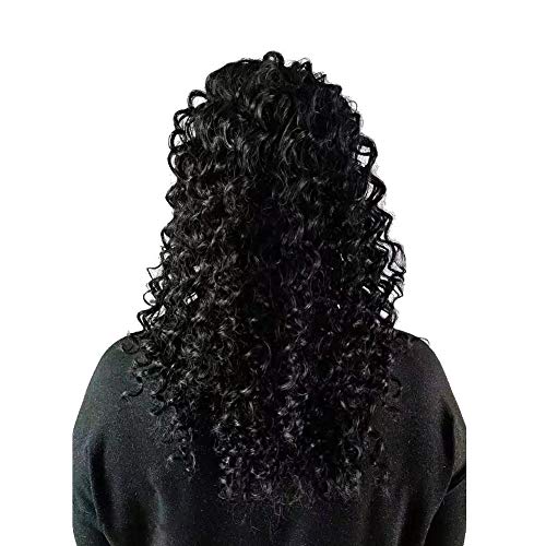 PhoenixFlame Hair Afro Black Извратени Къдрава Опашка Extensions For Drawstring Puff Извратени Къдрава Опашка Short Wrap