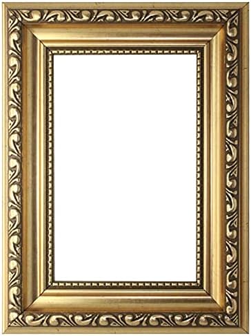 Frame Company – 9X7 Ready to Hang Or Stand Ornate Shabby Chic Picture/Photo/Poster Frame with High Яснота Styrene Shatterproof