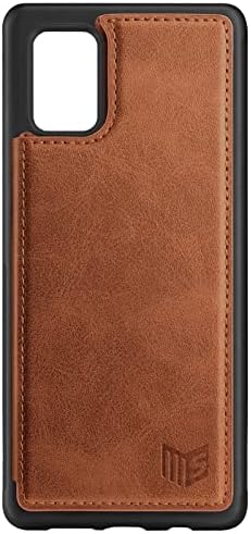 SUANPOT【RFID заключване】 за Samsung Galaxy A71 5G Портфейл калъф с Притежател на кредитна карта,Флип книга ПУ кожен калъф