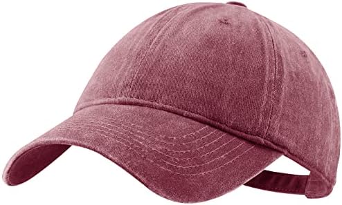 VODIORE Vintage Washed Cap Проблемната бейзболна шапка Унисекс Регулируема Шапка на Татко