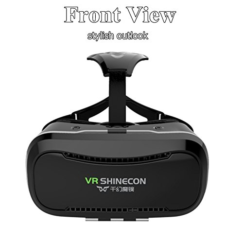 3D VR Очила, Tsanglight™ 3D Виртуална реалност Слушалки с дистанционно управление[Акумулаторни] за 4.5-6.0 инча iOS iPhone