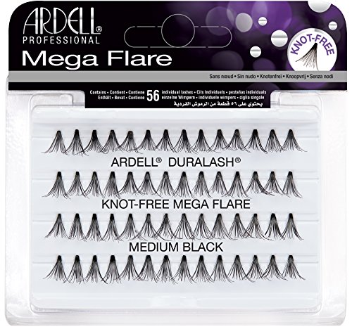 Ardell Mega Flare - Без възли - Средно Черно