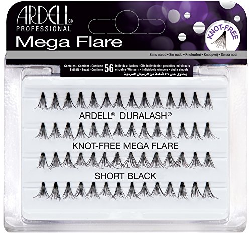 Ardell Mega Flare - Knot-Free - Кратък Черен
