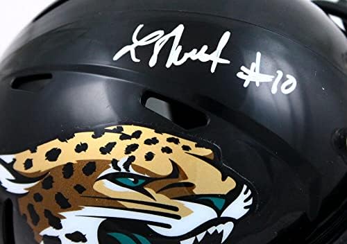Laviska Shenault Autographed Jaguars Speed Mini Helmet-Beckett W Hologram White