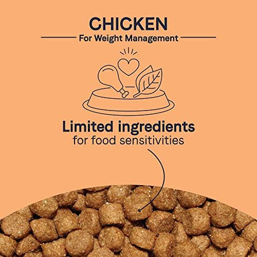Кинология PURE Healthy Weight Limited Ingredient Premium Adult Dry Dog Food Рецепта за Пиле и Грах, Без Зърно