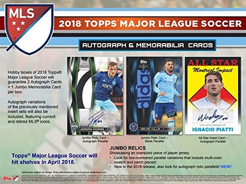 2018 Topps MLS Soccer Hobby Box