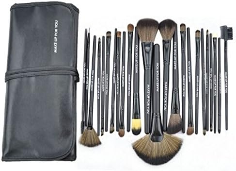 Hss Makeup Brush Set Cosmetic Brush Set Professional Cosmetics Brushes Tool Kit, здрав е Мек и удобен за употреба (черен)
