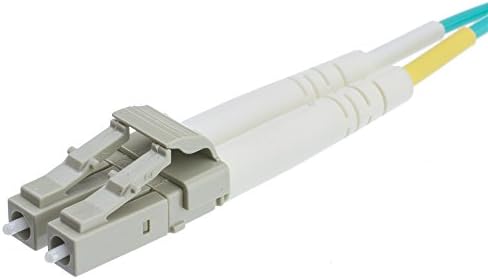 Offex Wholesale10 Gigabit Aqua оптичен кабел, LC/LC, мулти-режим, Duplex, като 50 / 125μm, 5 метра, 16,5 Фута