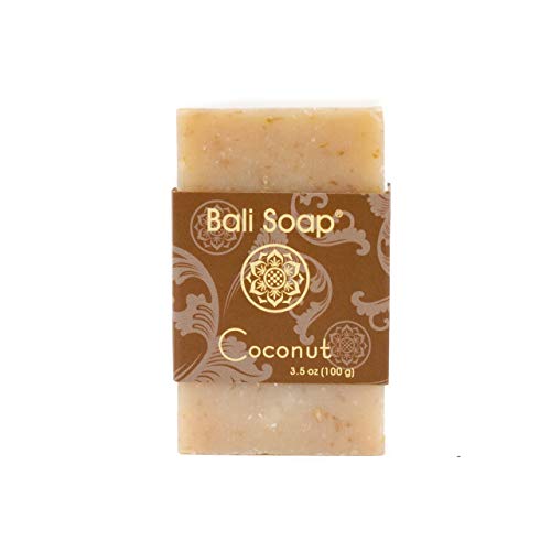 Bali Soap - Coconut Pack of 3, Натурален шоколад сапун, За жени, мъже и младежи, за лице или тяло, най-Добре е подходящ