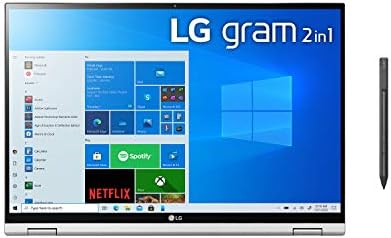 LG Грам 16T90P - 16 WQXGA (2560x1600) 2-в-1 Лесен сензорен дисплей на Лаптоп, Intel evo с 11th генерал Core i7 1165G7