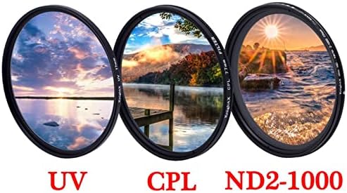 Филтър на Обектива на Камерата KnightX UV CPL ND ND2-1000 Star Close up Макро Variable Lens Filter 49mm 52mm 55 58mm 62mm