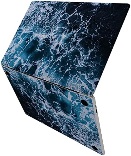 Lex Altern Винил Кожа е Съвместима с MacBook Air 13 инча Mac Pro 16 Retina 15 12 2019 2020 2018 Луксозен Синьо, Аква Океан Морска Вълна Основен Воден Басейн Клавиатура Стикер Стикер Дизайн на А