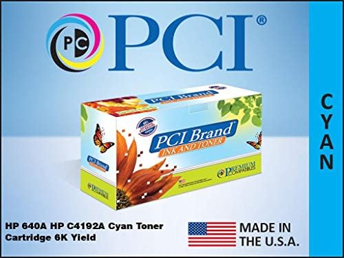 PCI Марка Рециклирана Тонер касета Заместител на HP 640A C4192A Циан Тонер касета 6K Изход