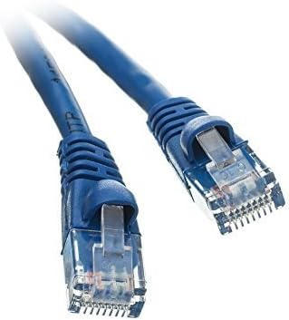 Кръпка-Ethernet кабел Cat5e, Snagless/Molded Обувка, 3 метра, синьо (ED758967)