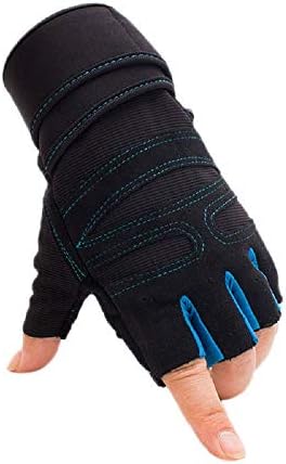 KUYOMENS Ръкавици за Вдигане на Тежести с Запястьем Тайна Подкрепа за Тренировка Ръкавици за Мъже/Жени, Половината от
