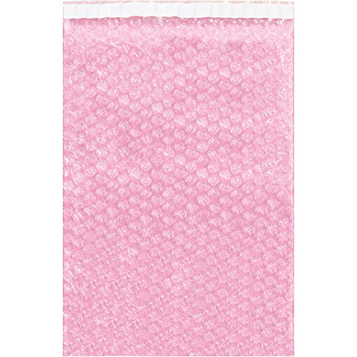 Антистатичен пузырьковые пакети, 8 x 11 1/2, розово, 350/Case