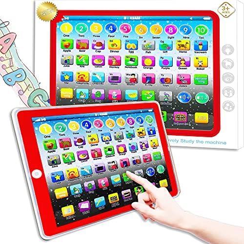 Обучение Tablet Educational Touch Pad for Fun Learn Number ABCs Spelling на Животните