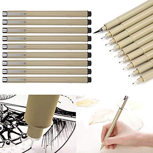 Скица Химикалки, Fineliner Pens Set Needle Tip Pen Smoothly Safe Corrosion‑Resistant for Drawing Hand