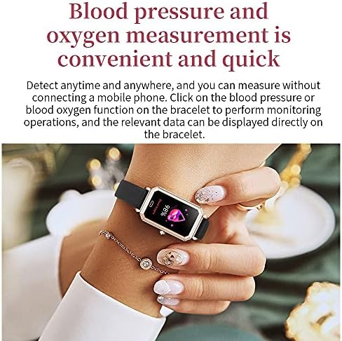 Смарт часовници за Жени IP68 Водоустойчив Монитор на Сърдечната Честота, Кръвното налягане Дистанционно Помещение Гривна