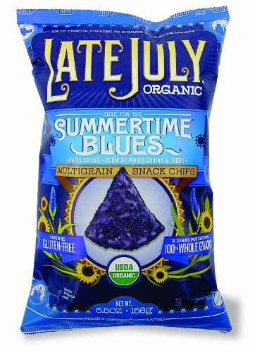 LateJuly Tortilla Чипове SummertimeBlues 5.5 oz(6Pk)