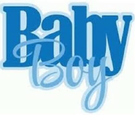 48 бр Baby BOY Shower Stickers Плик Печати Етикети, Кръгли Етикети, Марки на Стикер за Карти за Подаръци, Пликове, Кутии