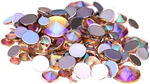 RD-09487 Декор на Кристал 10000pcs 4mm Multi AB Colors Acrylic Rhinestones Flatback Pointed Round Use for Clothes Shoes