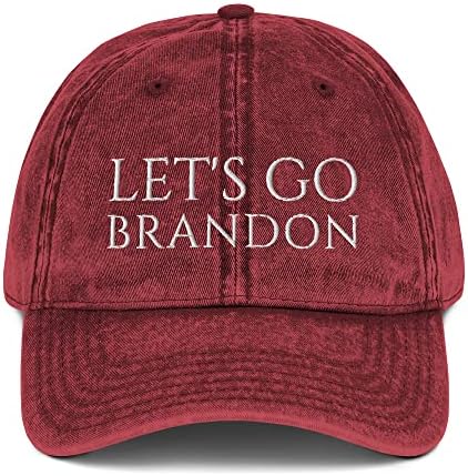 Let ' s go Brandon Реколта Памук Кепър Cap Gift for Republican Тръмп Supporter American Patriotic шапка