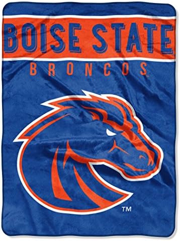 NORTHWEST NCAA Boise State Broncos Raschel Хвърли Blanket, 60 х 80, Basic
