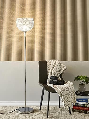 Surpars House Floor Lamp, Топка Shape Standing Лампа, Кристал Lava Lamp for Bedroom, Living Room, Офис