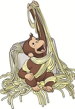 4 инча Любопитният Джордж Маймуна, Животно Подвижна Пилинг залепващ Винил Декоративна Стикер На Стената Стикер Изкуството