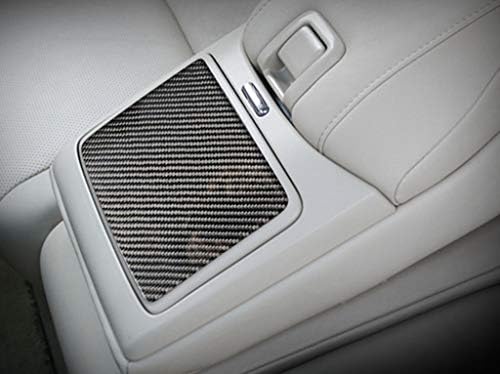 Eppar Нов въглеродни влакна задна поставка за чаши на Кутията е Съвместима с Lexus RX RX270 RX350 RX450h 2009-2015 (един БРОЙ)