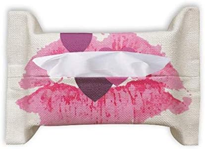 Розови Устни на Сърцето Свети Валентин хартиени Кърпи за ръце Торба от Плат За лицето Салфетка Bumf