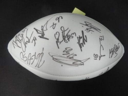 2000 Балтимор Рейвънс Super Bowl Champs Team Подписа Wilson NFL Football PSA DNA - Футболни топки С Автографи