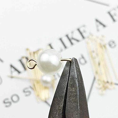 ZEYOU вземане 100pcs Eye Head Pins 9-pins Earring Making Jewelry Accessories Неръждаема Стомана Перли Аксесоари 15 20