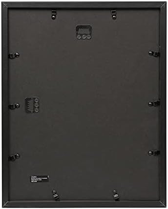 Рамка 2-Pack Black Back-Loading Дървена рамка за плакат с класически Ръбове, 16 инча x 20 см