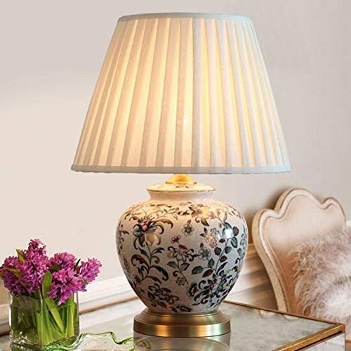 SPNEC Настолна лампа - Малки Бели Керамични Уникални Ленти Desgin Дневна Спалня Нощни Модерна Настолна Лампа,Скъпа Настолна