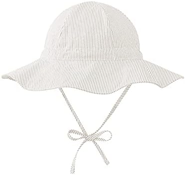 Century Star Baby Sun Hat Toddler Summer Hats UPF 50+ Бебе Girls Adjustable Bucket Hat Kids Beach Hats with Общото Strap