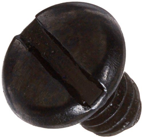 Стоманен винт машини главата тава, черно покритие на азотен, отговаря на ИАНМСП B18.6. 3, прорезанный диск, размер на